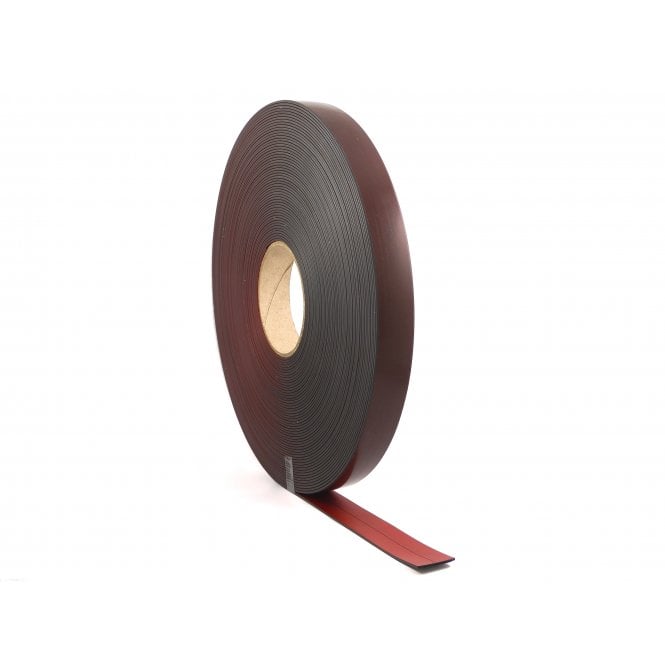 Flexible Magnet Strip with Red Vinyl Coating, 1/32 Thick, 3 Height, 50  Feet, 1 Roll